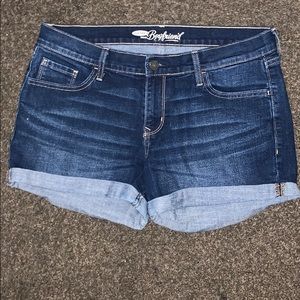 Old navy boyfriend jean shorts